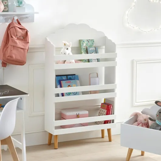 Atmosphera - Bibliothèque Enfant Nuage Blanche H.100 cm Blanc