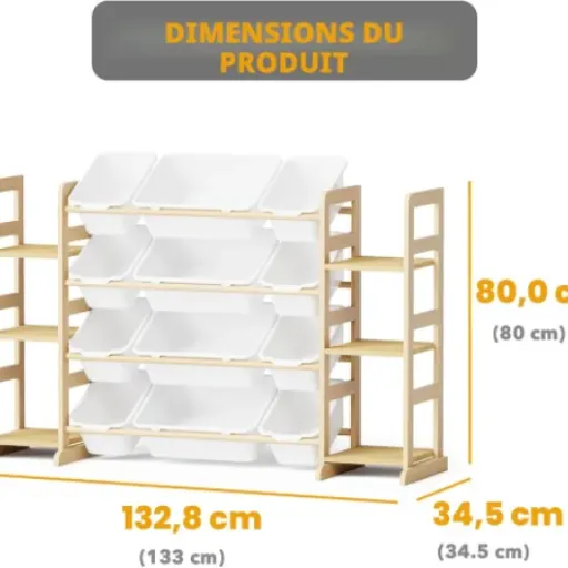 Test SpaceAid Meuble Rangement Enfant : un gros gain de rangement sans prise de tête (mais pas parfait)