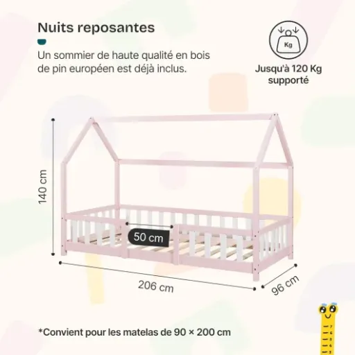 Test lit cabane [en.casa] 90x200 : un lit enfant sympa qui fait le job sans exploser le budget