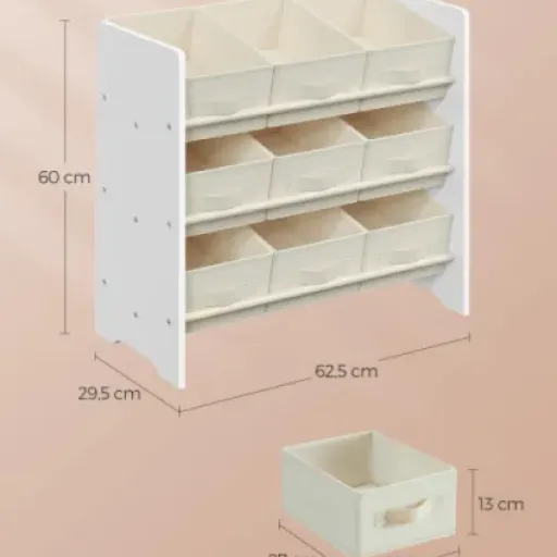 Test SONGMICS GKR033W10 : la petite étagère à bacs qui remet un peu d’ordre dans la chambre