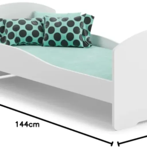 Test KOBI Lit Enfant LUK 140x70 : un petit lit blanc simple qui fait le job pour une chambre d’enfant