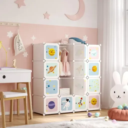 Test SONGMICS Armoire modulable 16 cubes : du rangement enfant pas cher qui fait le job