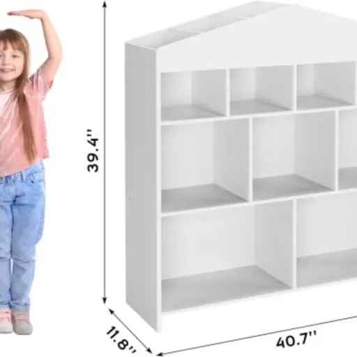 Test Bibliothèque enfant ZoomBuggy 15 cubes : du rangement simple qui fait le job dans une chambre d’enfant