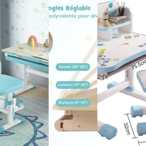 Les meilleurs bureaux enfant ergonomiques : notre top 3 (2026)